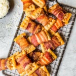 Bacon Wrapped Crackers are a simple idea that can't be beat. Any bacon wrapped appetizers will be a hit on game day or holidays, so these are a true winner. These tasty bacon crackers won't disappoint!