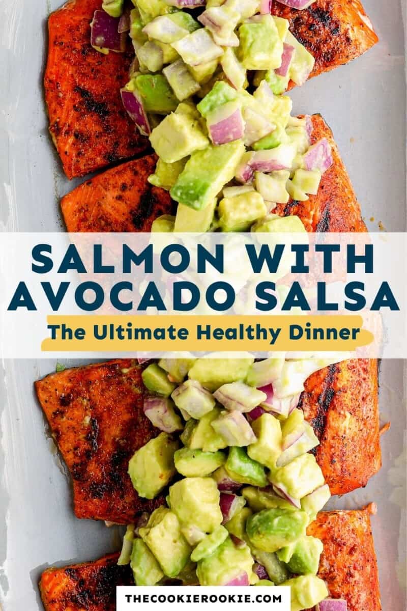 salmon with avocado salsa pinterest