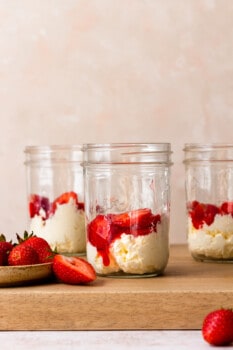 how to make strawberry shortcake cups