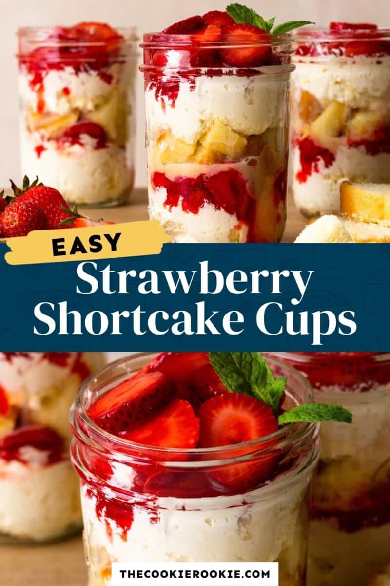 strawberry shortcake cups pinterest