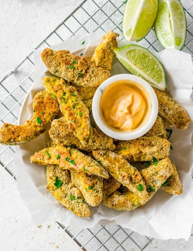 avocado fries with chipotle ranch