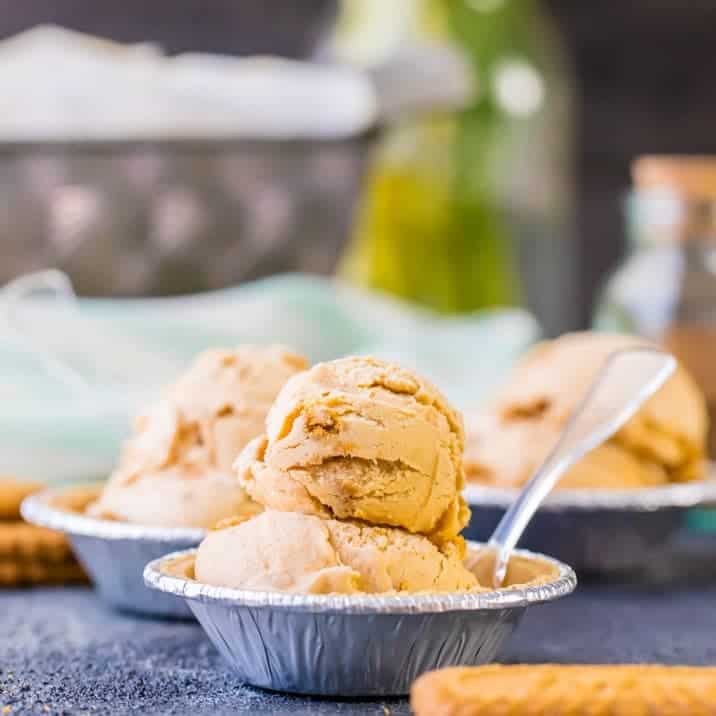 It doesn't get better for Thanksgiving than PUMPKIN PIE ICE CREAM! This is a MUST MAKE for Autumn! So easy, decadent, and DELICIOUS!