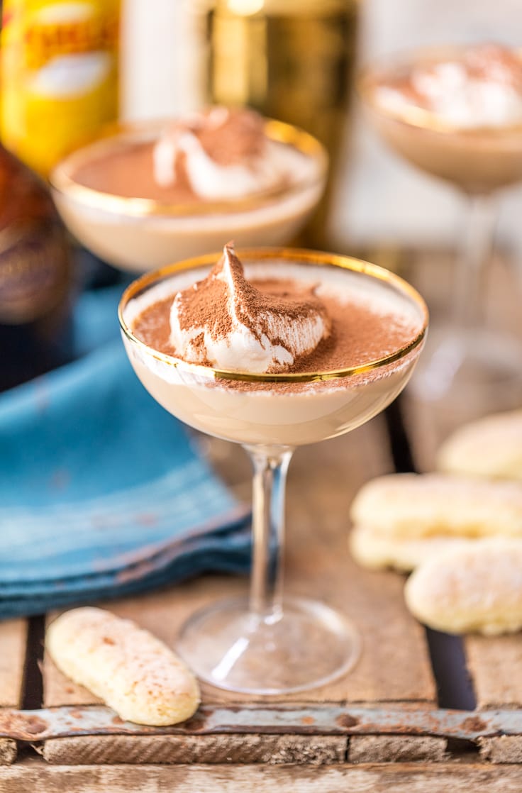 chocolate dessert martinis