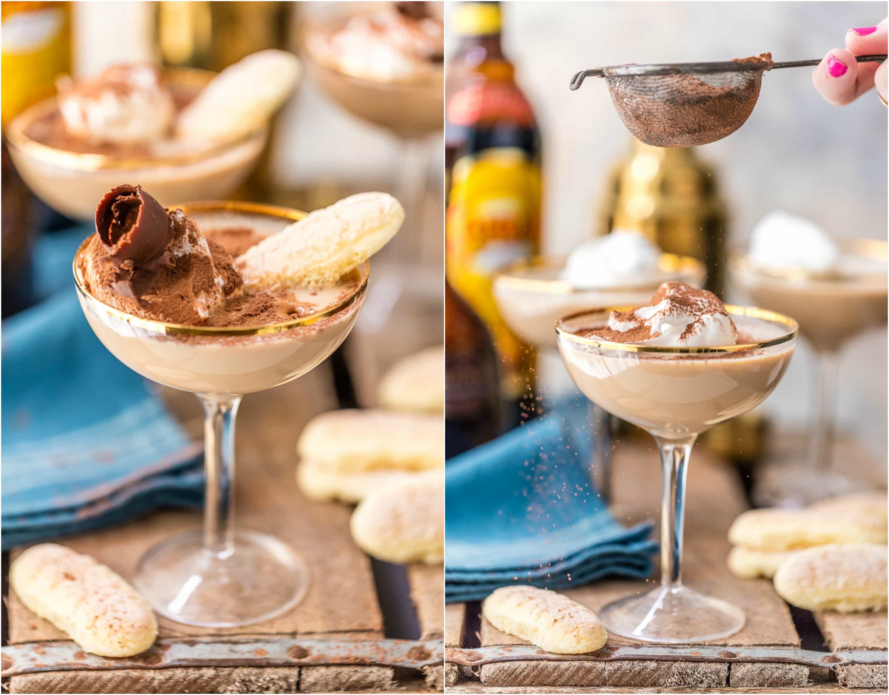 tiramisu martinis