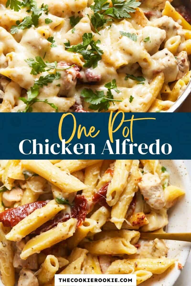 one pot chicken alfredo pinterest