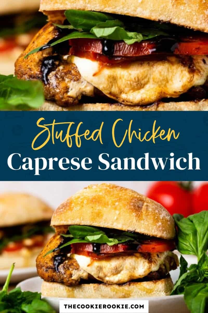 chicken caprese sandwich pinterest