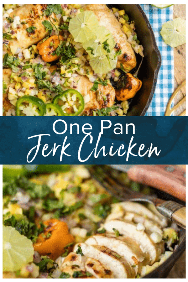 jerk chicken pinterest collage