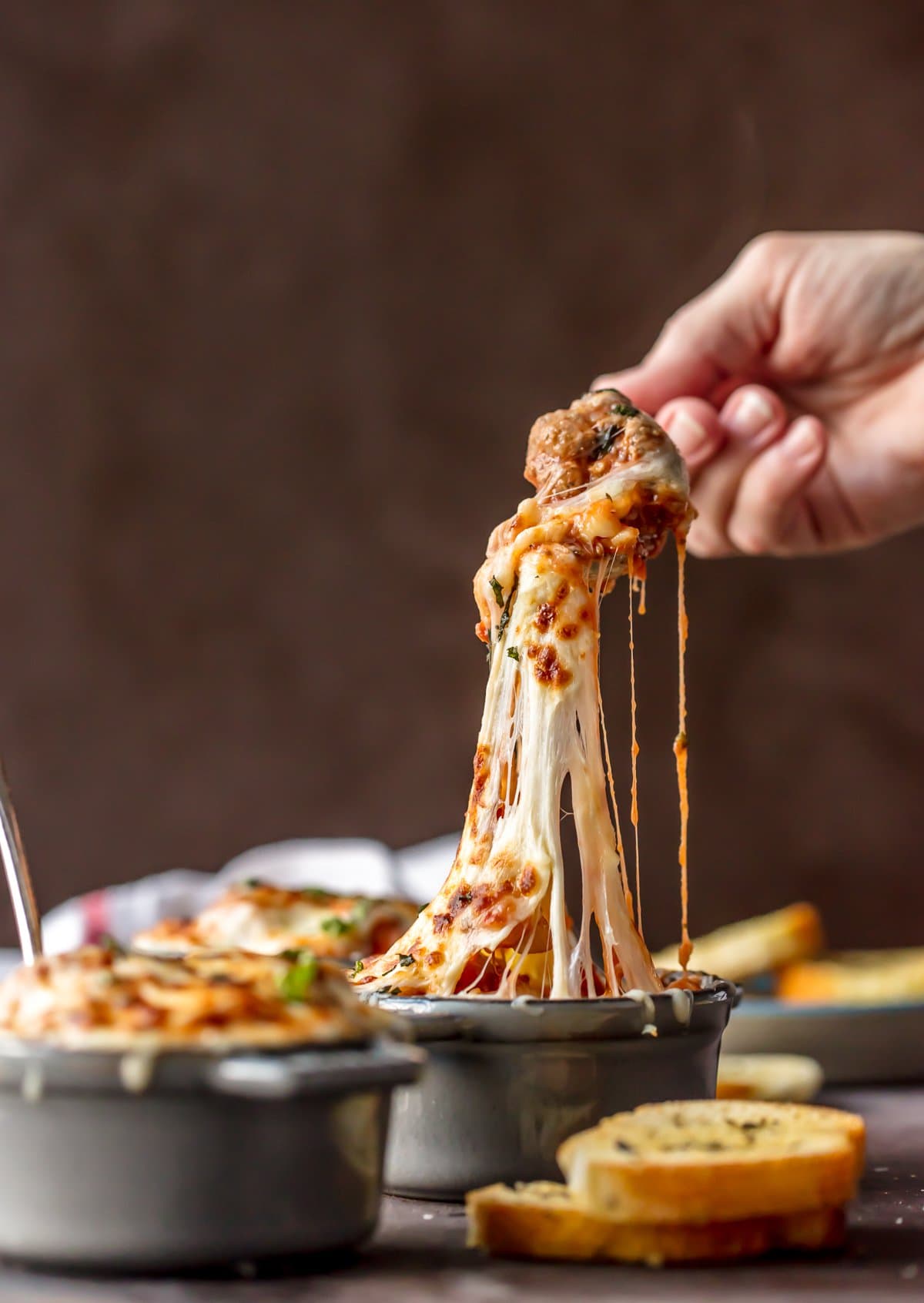 Cheesy Parmesan Meatball Soup recipe