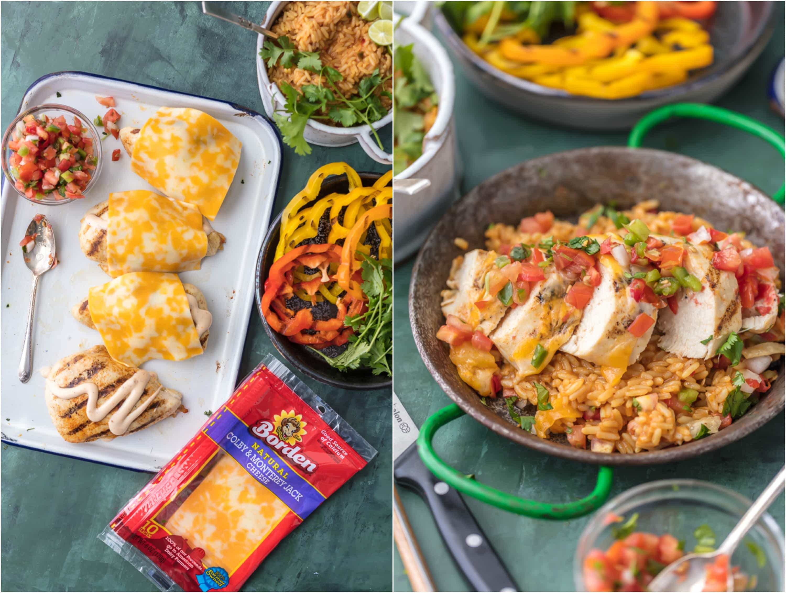 Fiesta lime chicken in pan