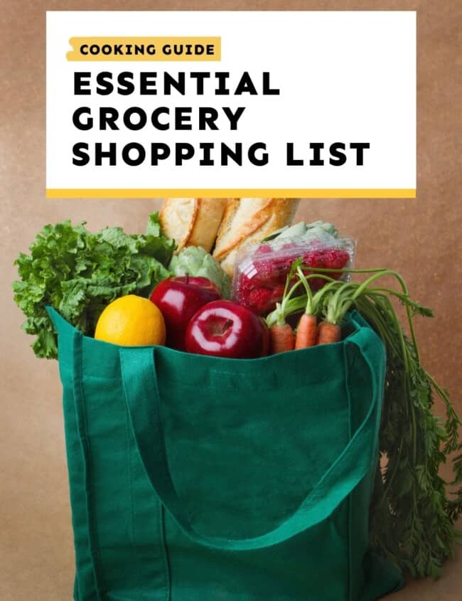 essential grocery list