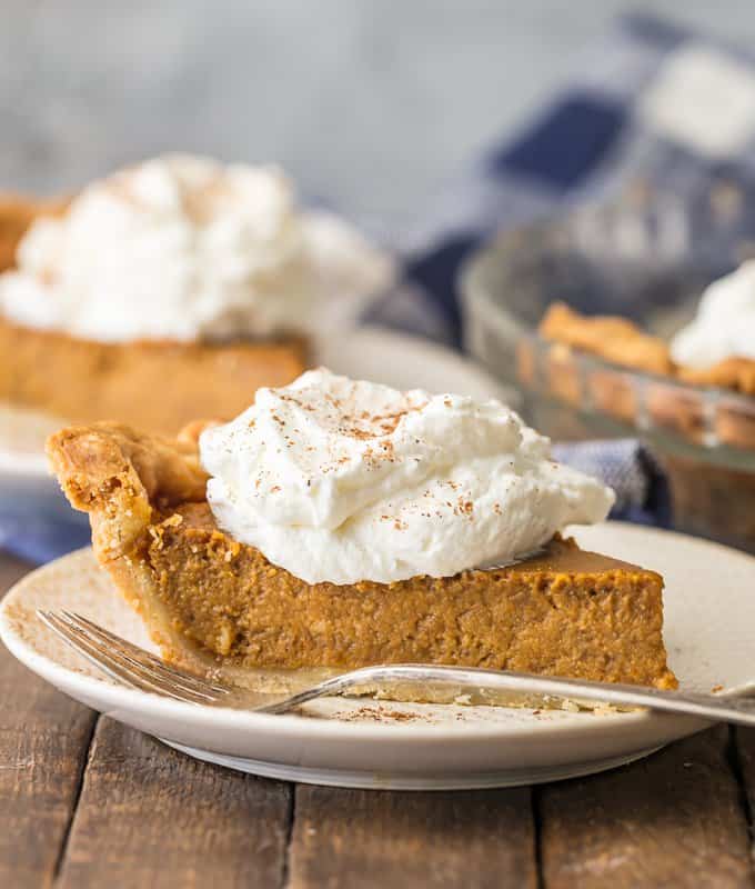 Thanksgiving pumpkin pie.