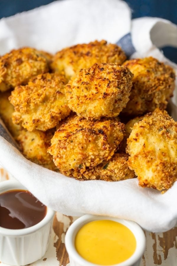 crispy baked chicken nuggets