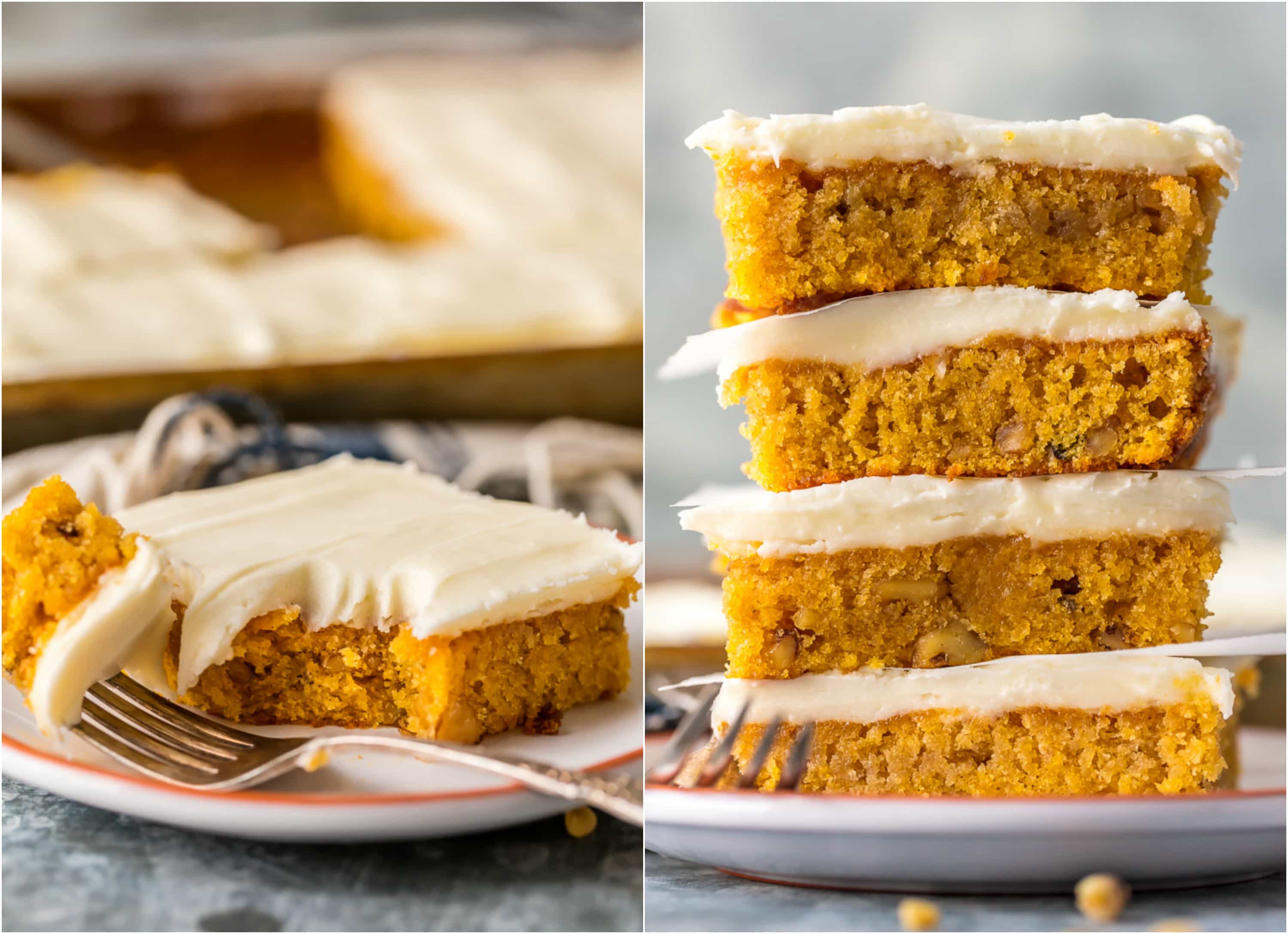 how to make carrot cake bars step by step photos