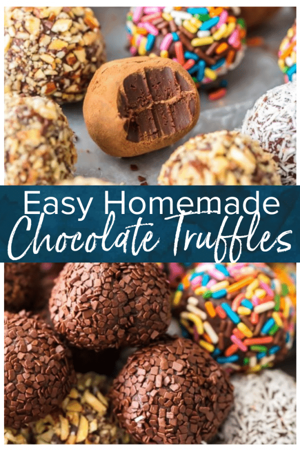 homemade truffles pinterest photo