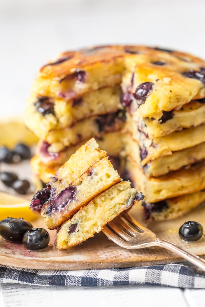 Blueberry pancakes