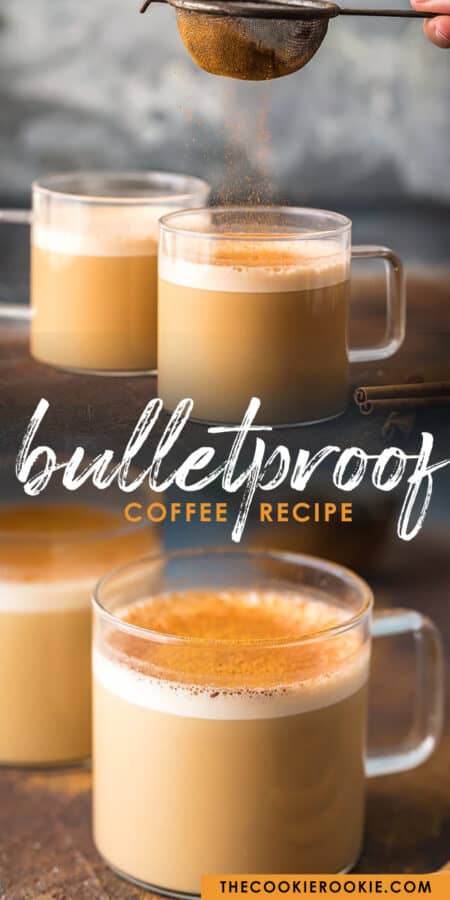 bulletproof coffee pinterest collage