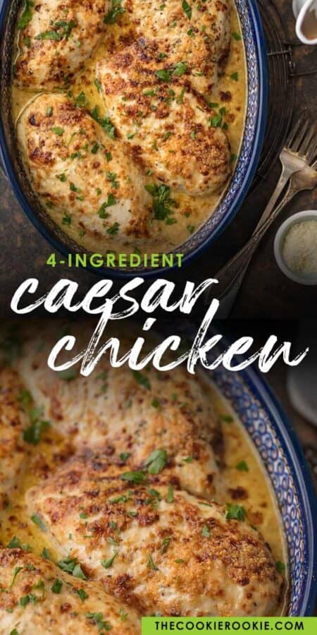 caesar chicken pinterest collage