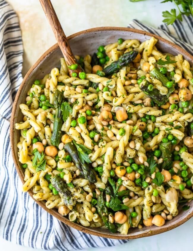 pasta salad in a bowl