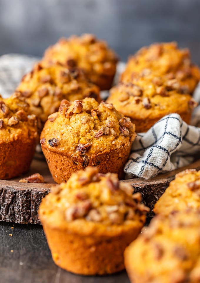 Fresh batch of pumpkin spice muffins