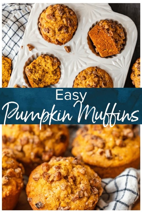 Pumpkin Muffins are the perfect fall treat! Nothing says autumn like pumpkin, and these Pumpkin Spice Muffins are my absolute favorite. This easy pumpkin muffins recipe is sweet and flavorful.