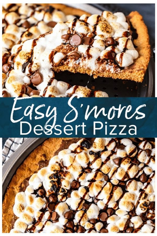 s'mores dessert pizza pinterest pic