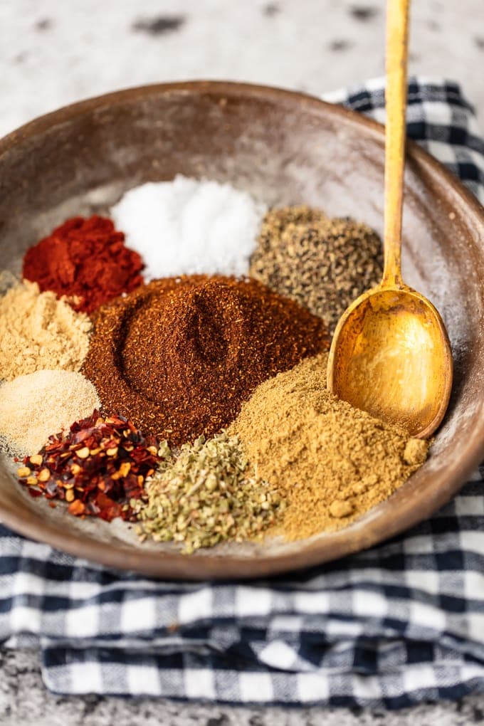 Homemade Taco Seasoning recipe in a bowl