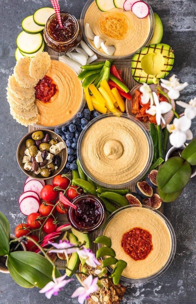 hummus board