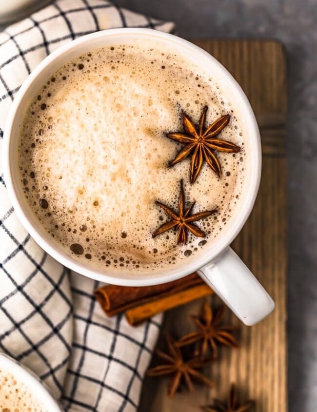 Spiked Chai is the perfect warm winter drink! This chai tea recipe is simple, delicious, and full of flavor. It's exactly what you need for Christmas parties or any chilly evening. We made it with bourbon, but it can also be made without alcohol.