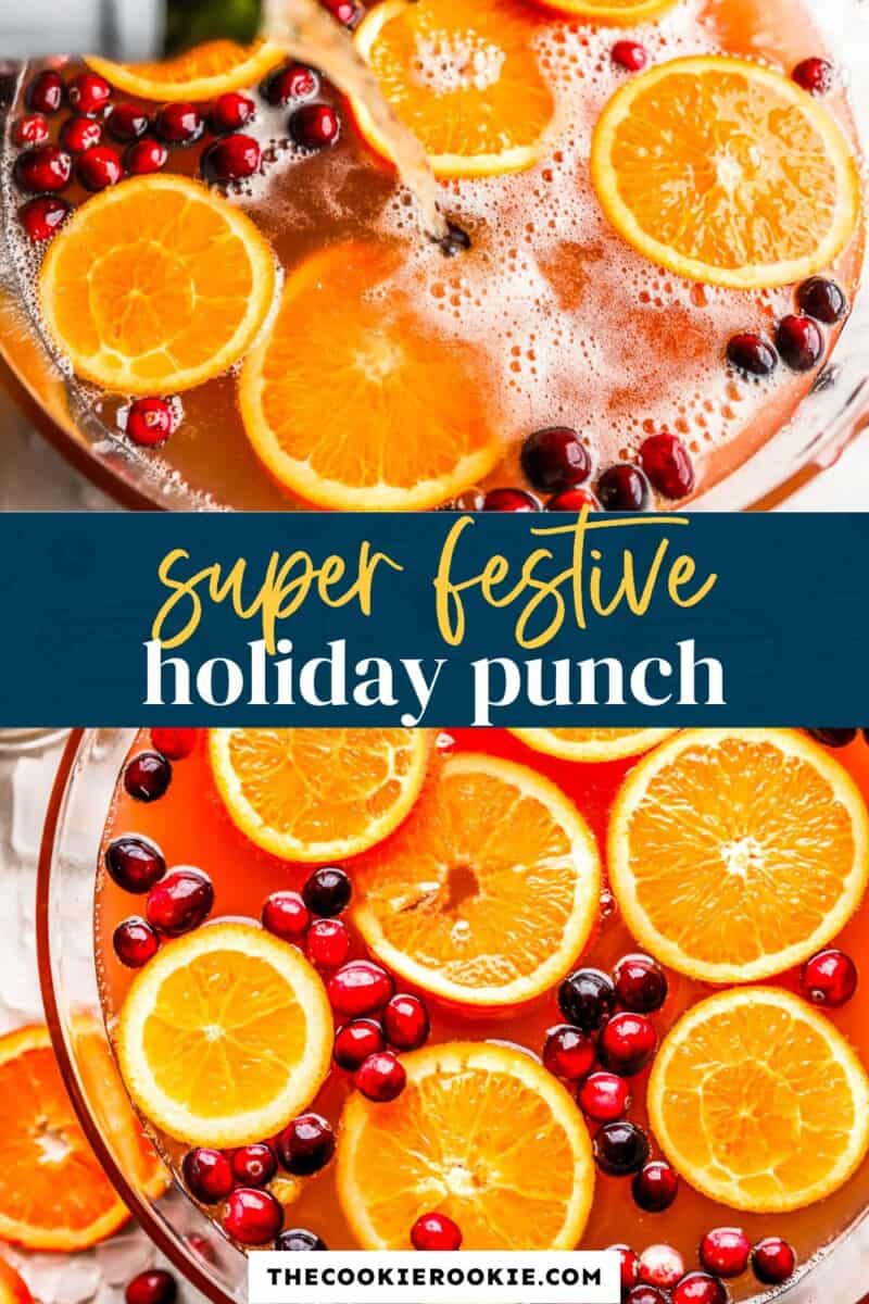 Super festive Christmas punch.