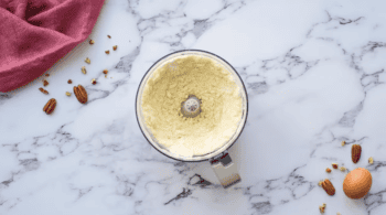 pie dough in a food processor.