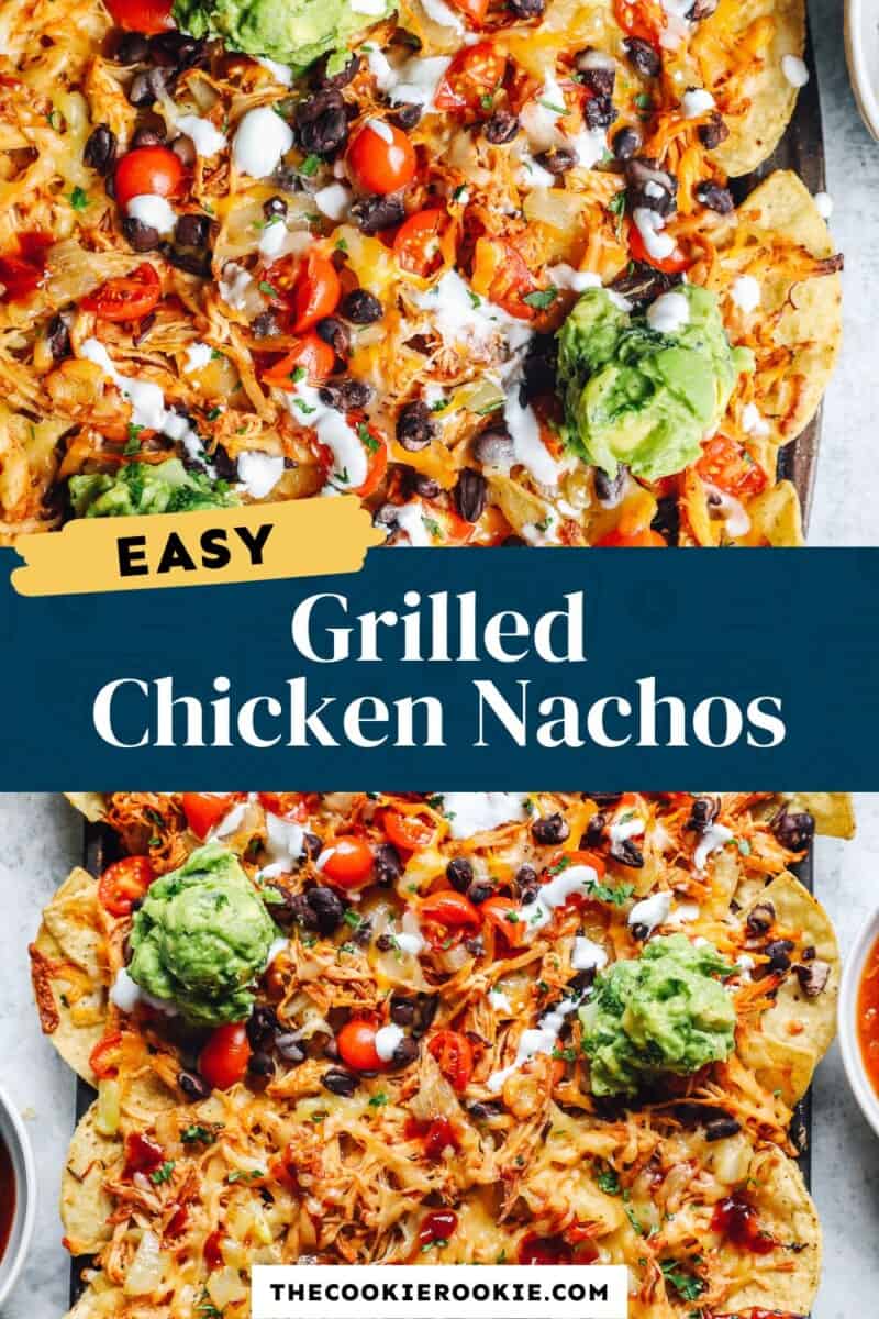 grilled chicken nachos pinterest