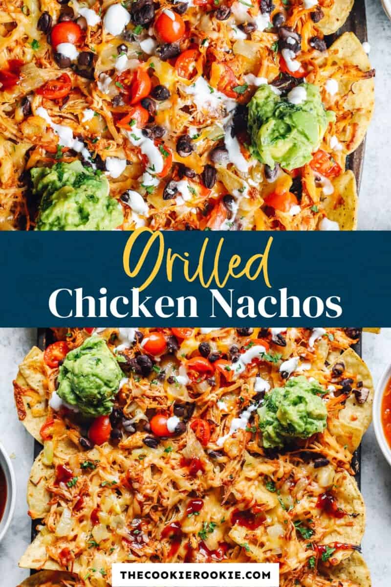 grilled chicken nachos pinterest