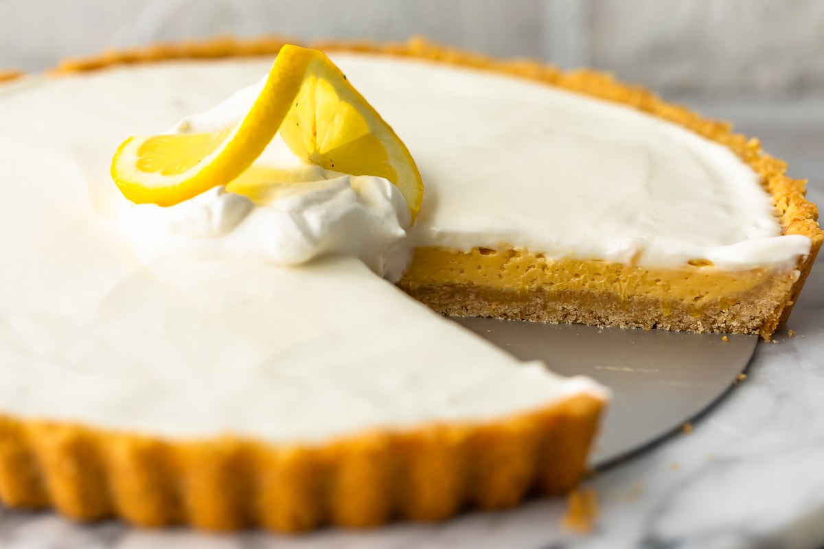 sour cream lemon tart