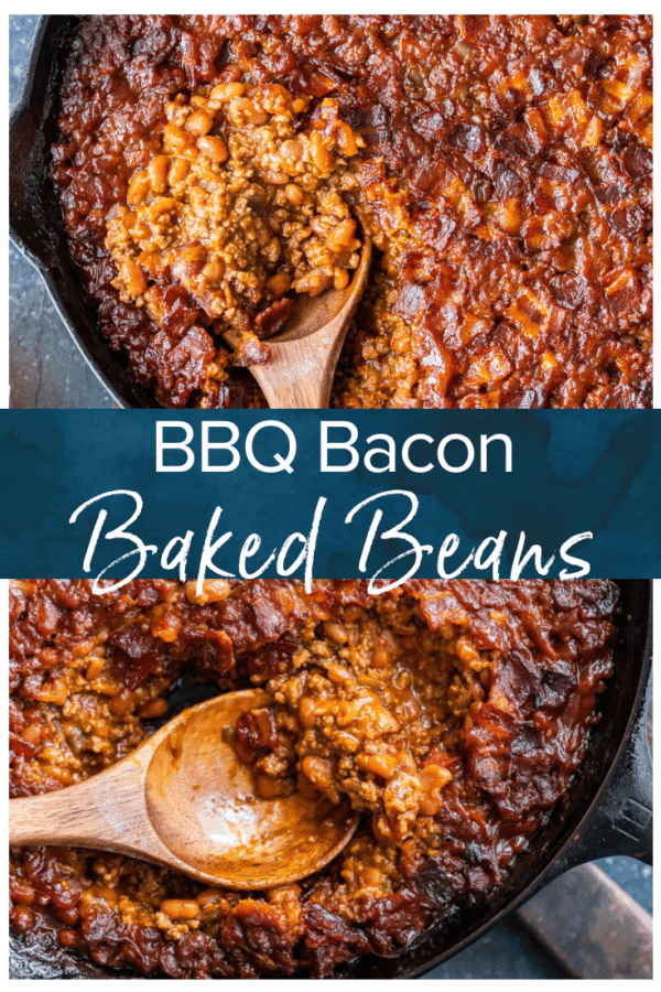 bbq baked beans pinterest collage