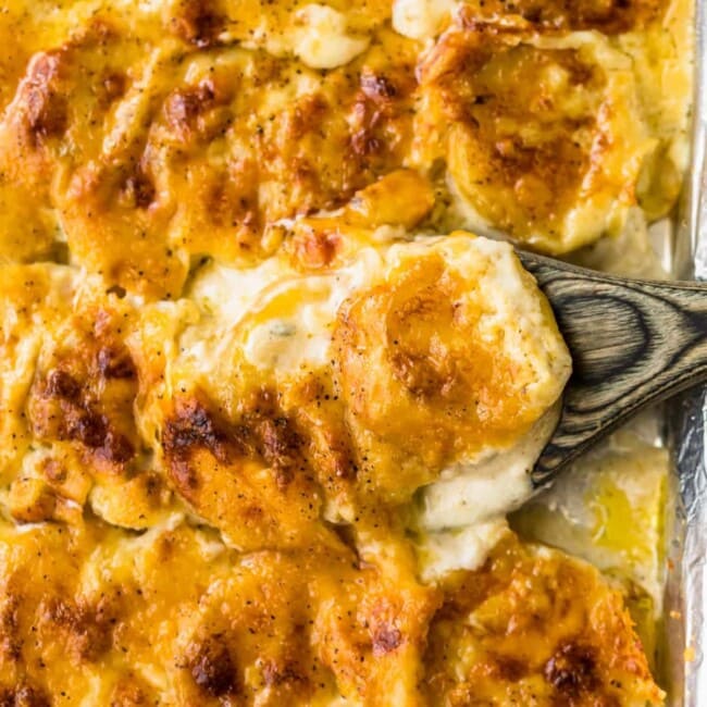 sheet pan scalloped potatoes