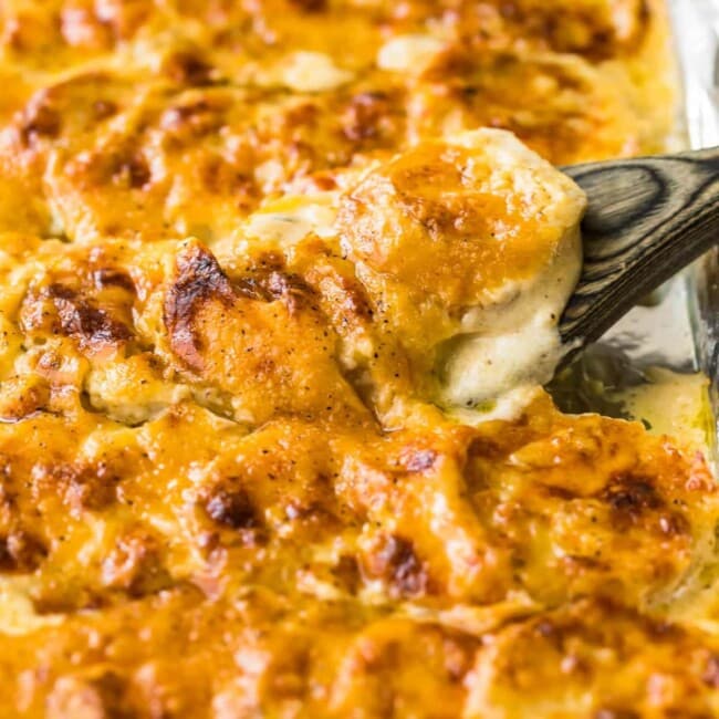 sheet pan scalloped potatoes