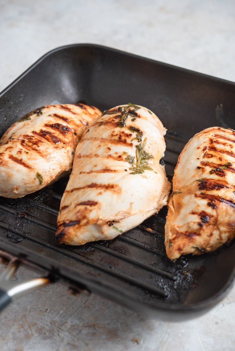 Cooking tequila lime chicken on a grill