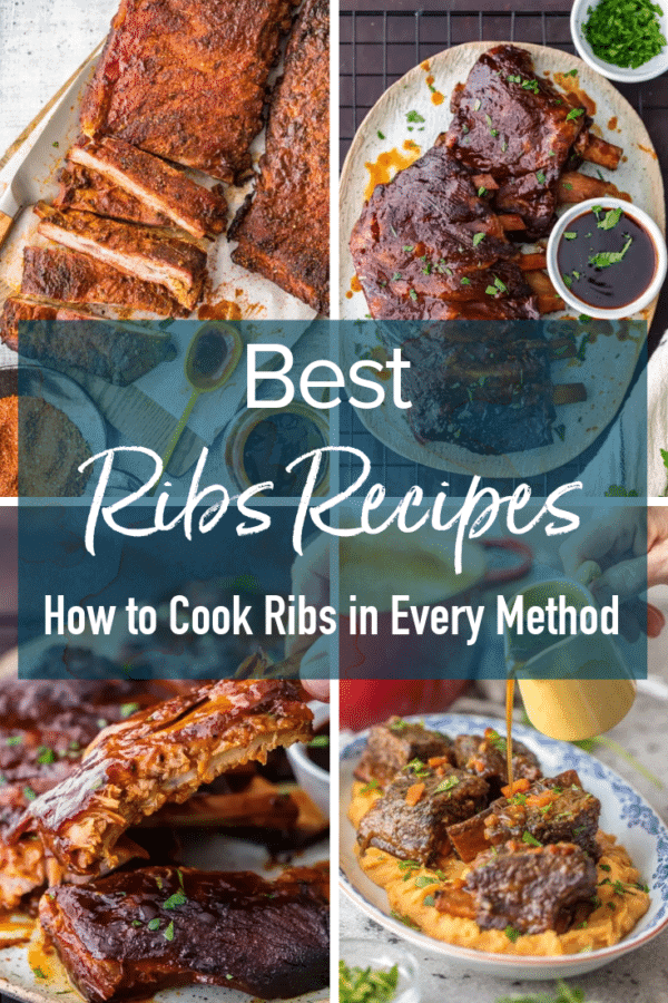 best rib recipe pinterest collage