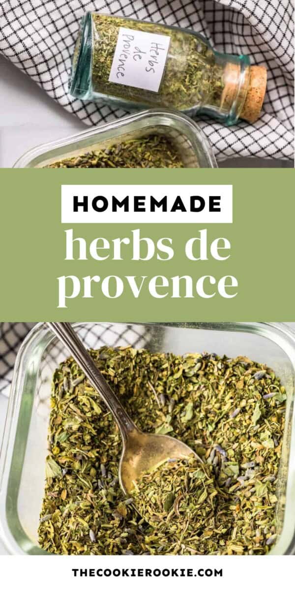 homemade herbs de provence pin