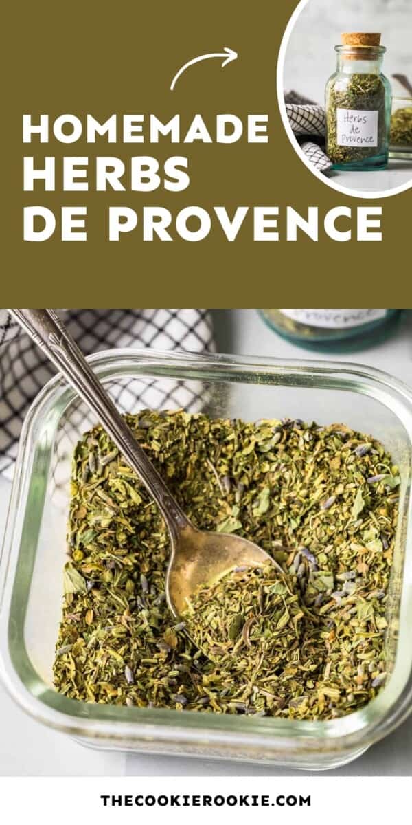 homemade herbs de provence pin