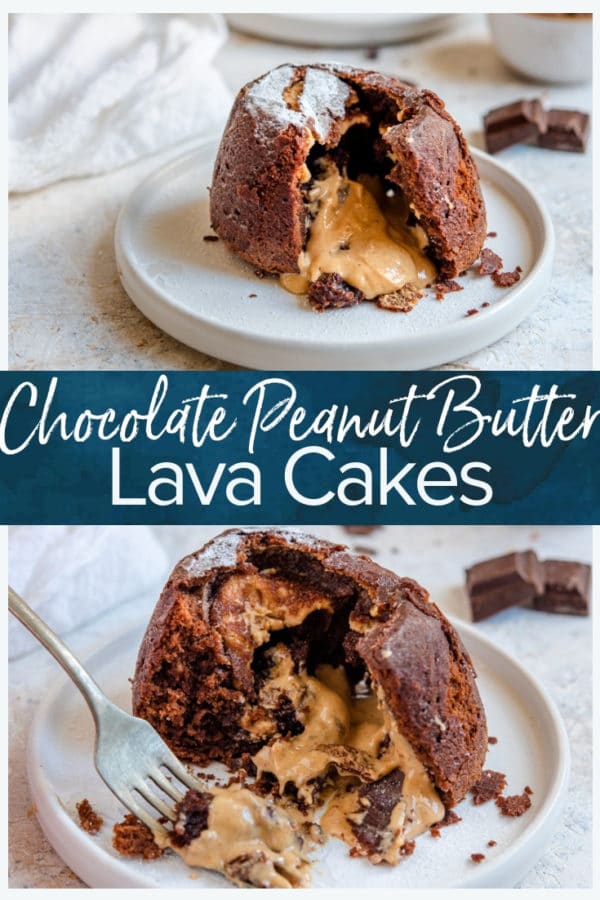 chocolate peanut butter lava cake pinterest photo