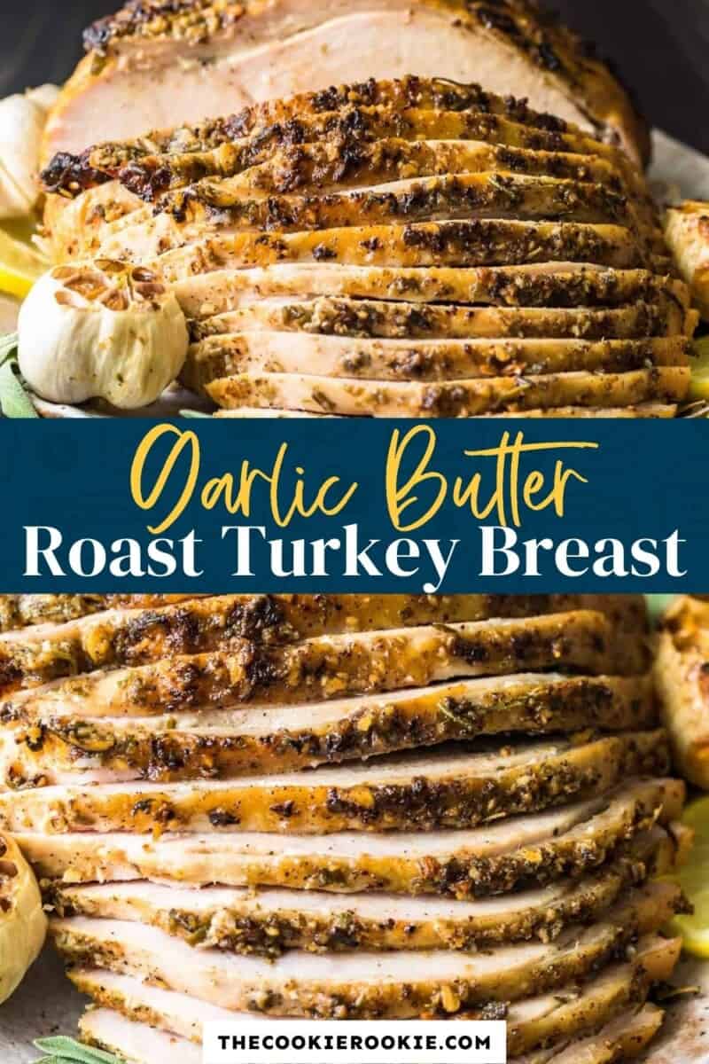 garlic butter roast turkey pinterest