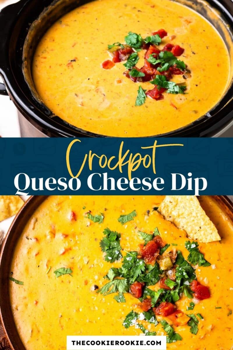 crockpot queso pinterest