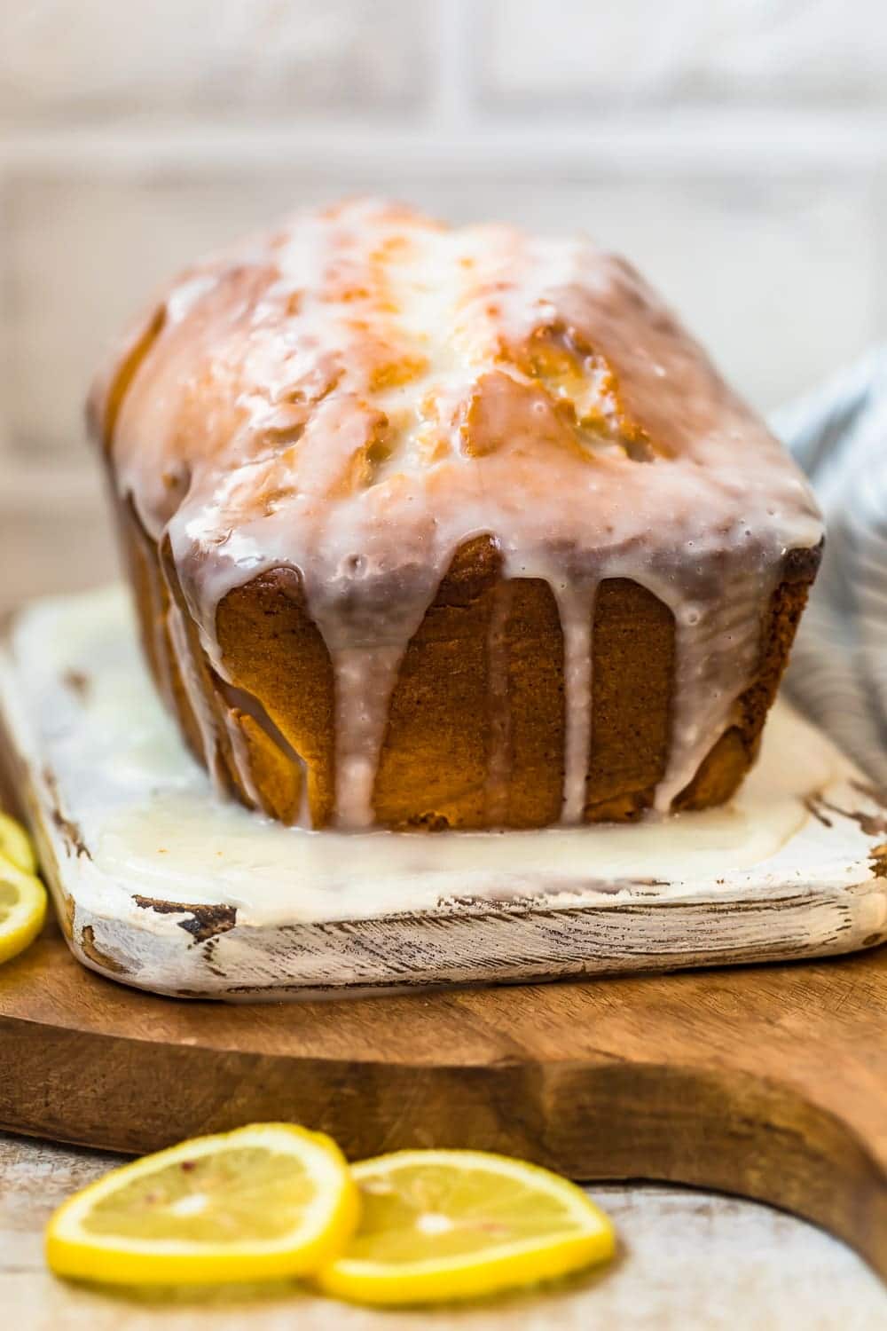 iced loaf of bread