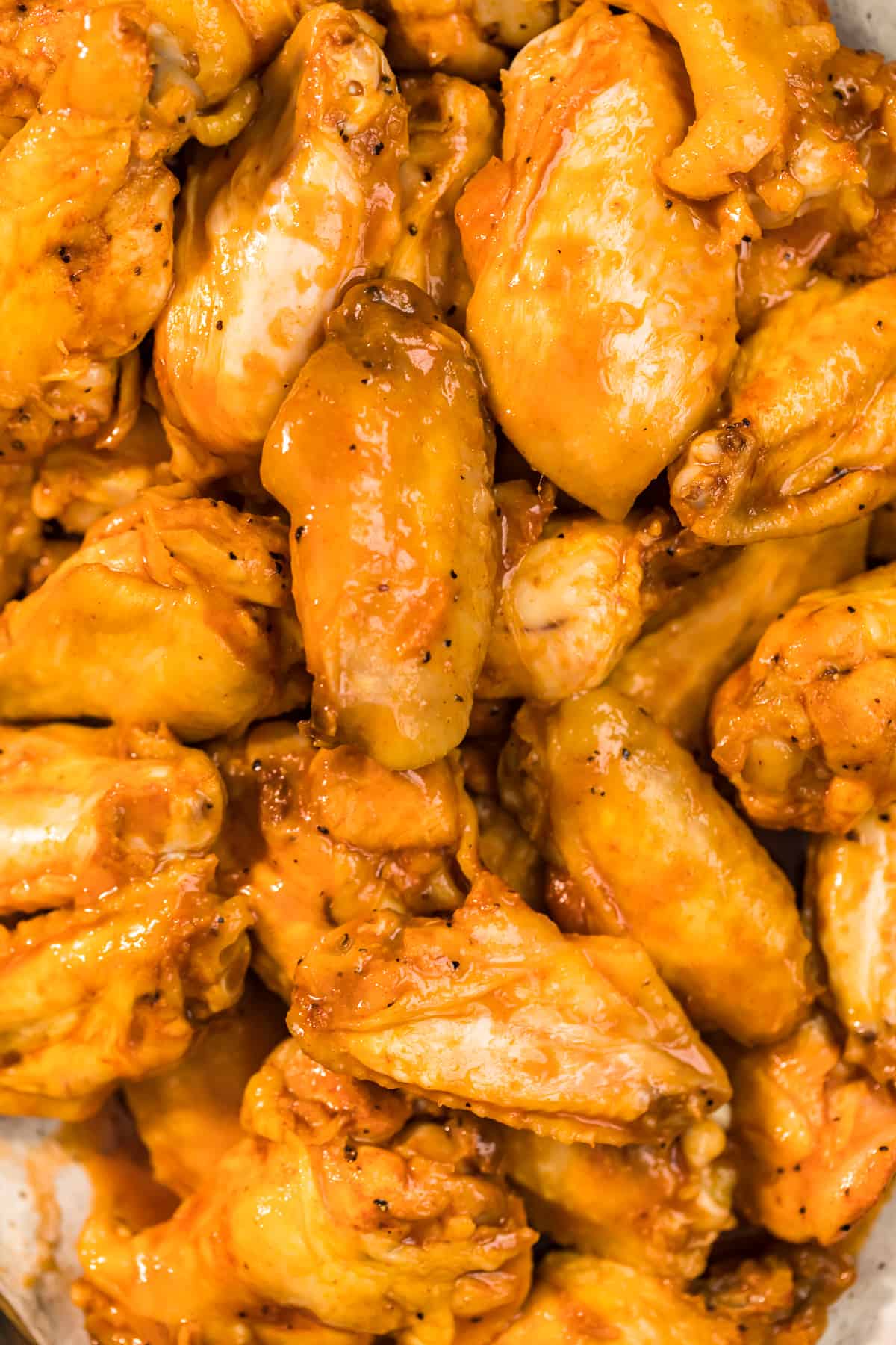 close up of chicken wings