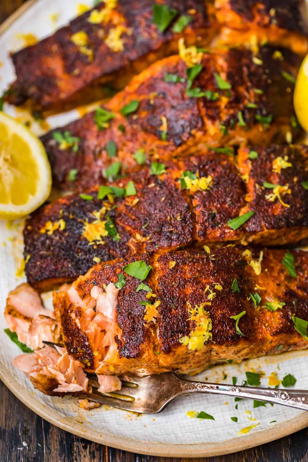 blackened salmon