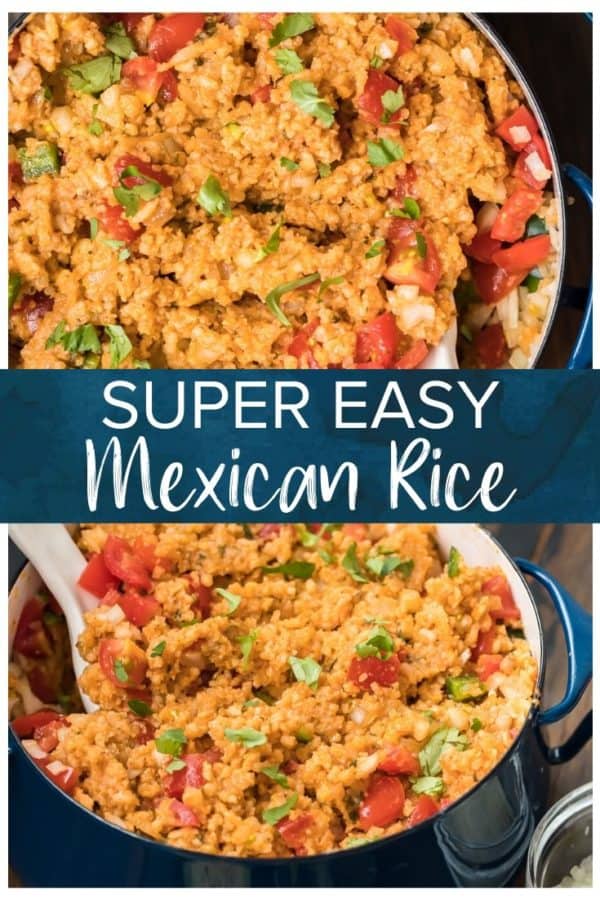 easy mexican rice pinterest pic