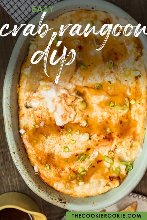 crab rangoon dip pinterest image