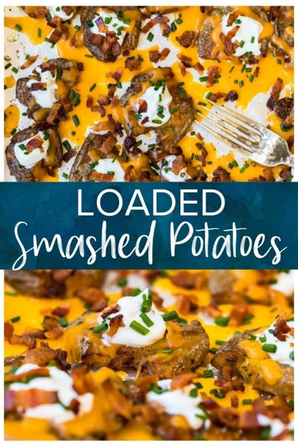 loaded smashed potatoes pinterest photo