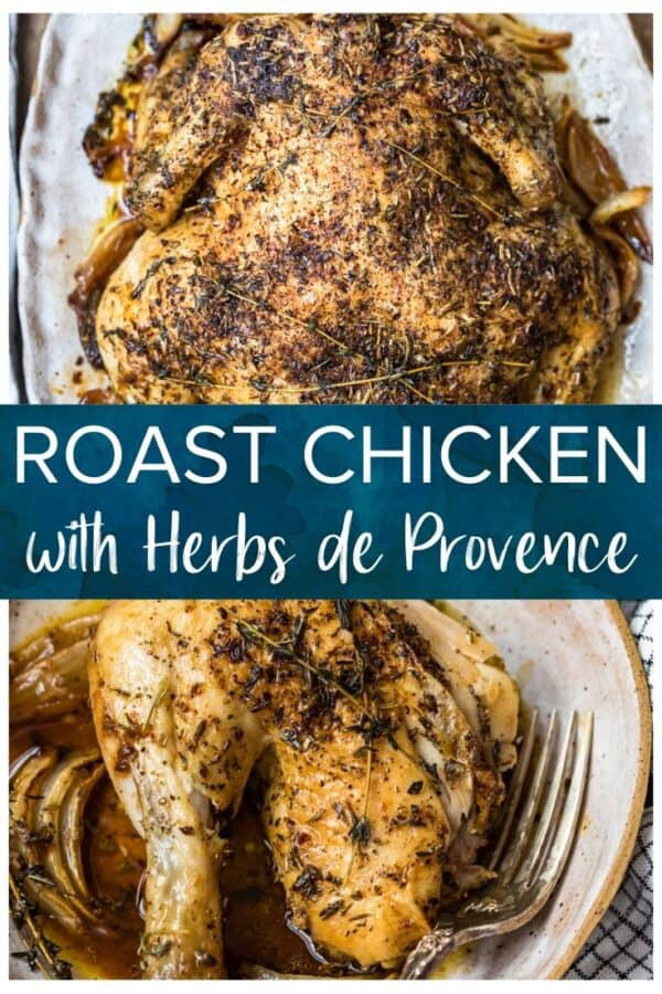 roast chicken pinterest collage